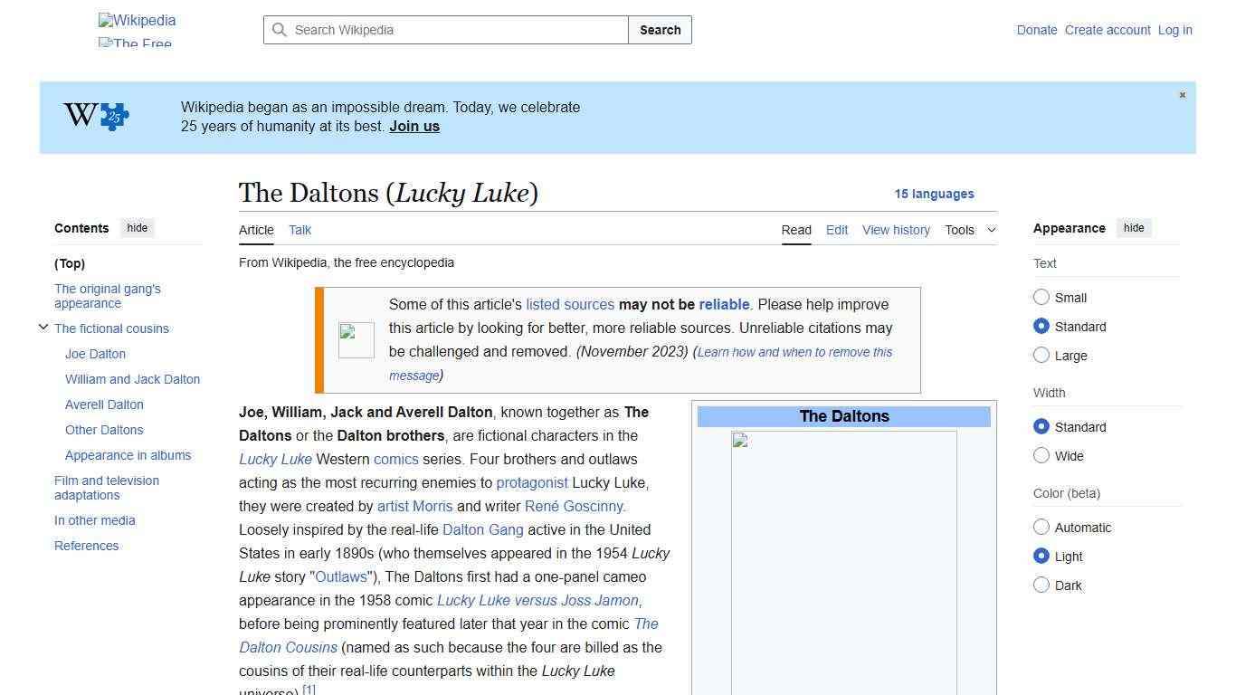 The Daltons (Lucky Luke) - Wikipedia